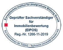 geprüfte Fachkompetenz - geprüfter Sachverständiger für Immobilienbewertung - Eipos